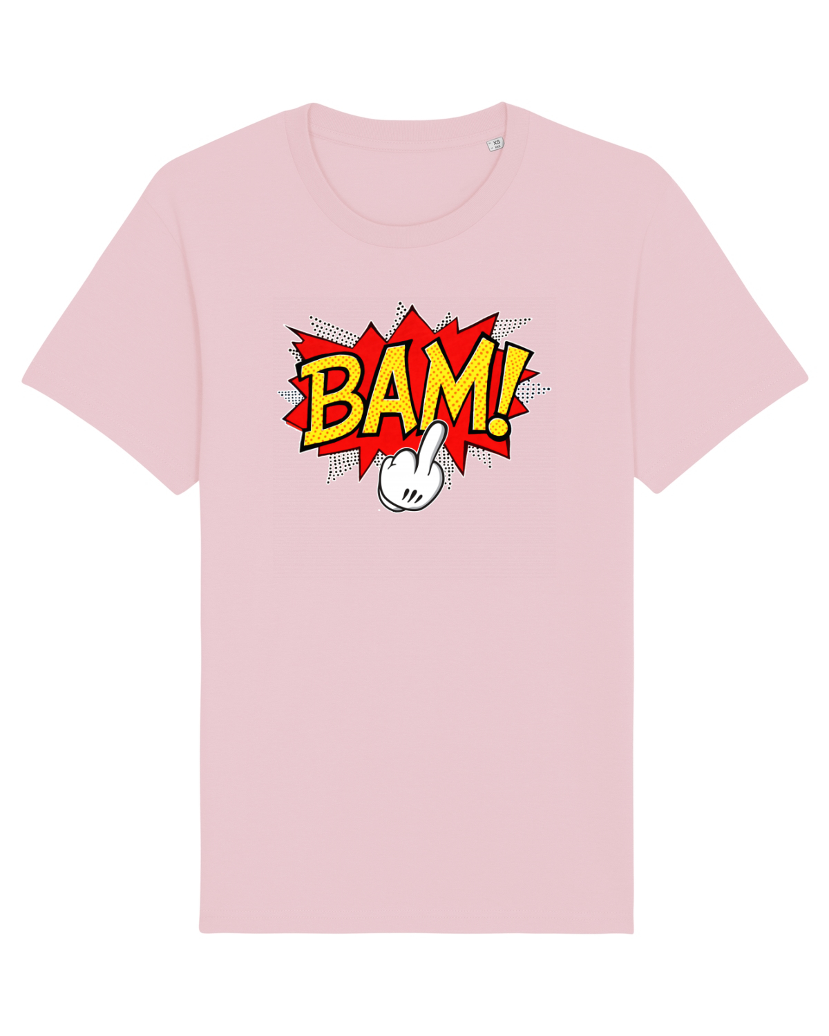 Tricou mânecă scurtă Unisex Rocker Cotton Pink