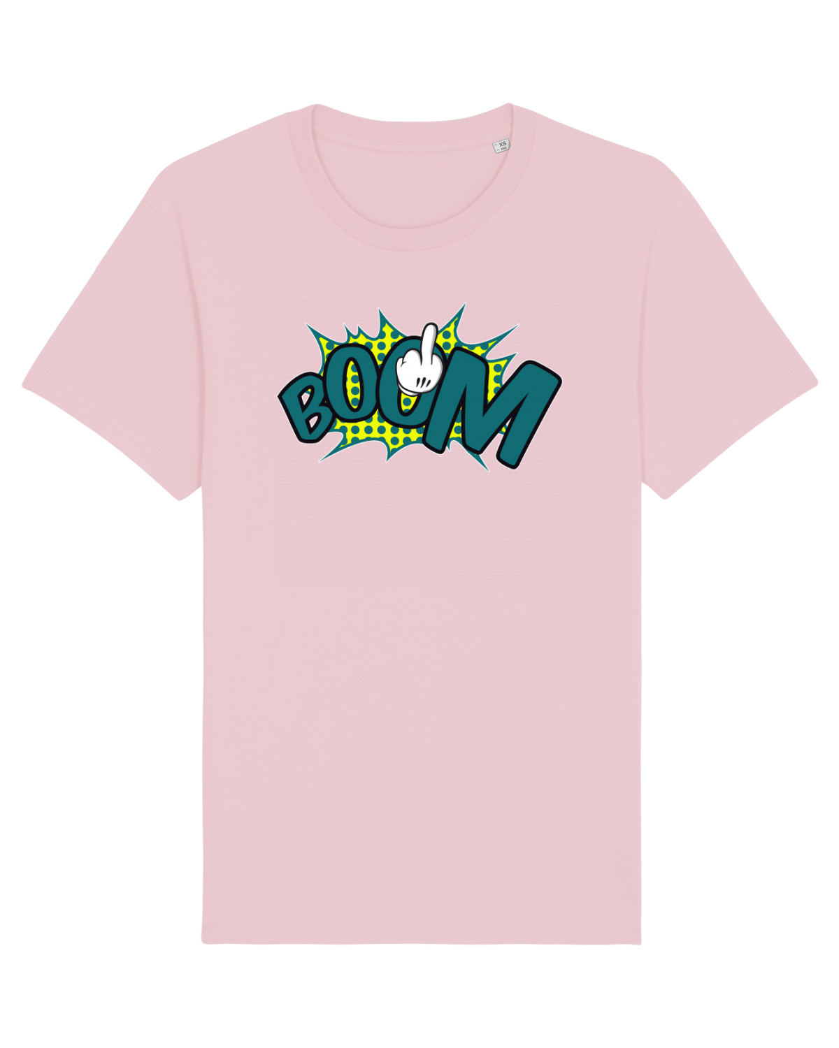 Tricou mânecă scurtă Unisex Rocker Cotton Pink