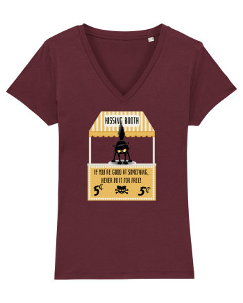 Kissing (Hissing Booth) Burgundy