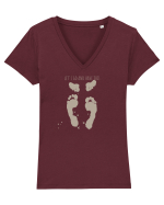 Let`s go and have this Tricou mânecă scurtă guler V Damă Evoker