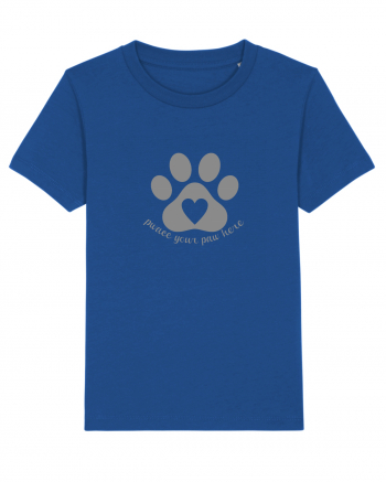 Place / Pwace your paw here Majorelle Blue