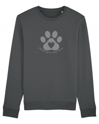 Place / Pwace your paw here Anthracite