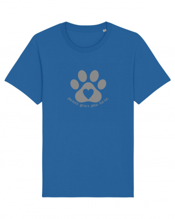 Place / Pwace your paw here Royal Blue