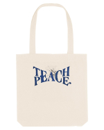 Teach peace! Sacoșă textilă