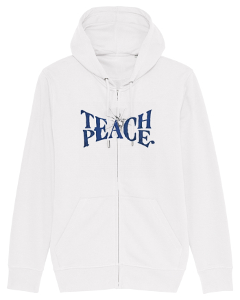 Teach peace! White