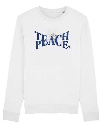 Teach peace! White