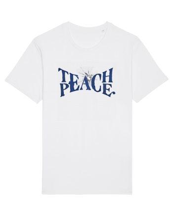 Teach peace! White