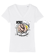 You are beautiful Tricou mânecă scurtă guler V Damă Evoker