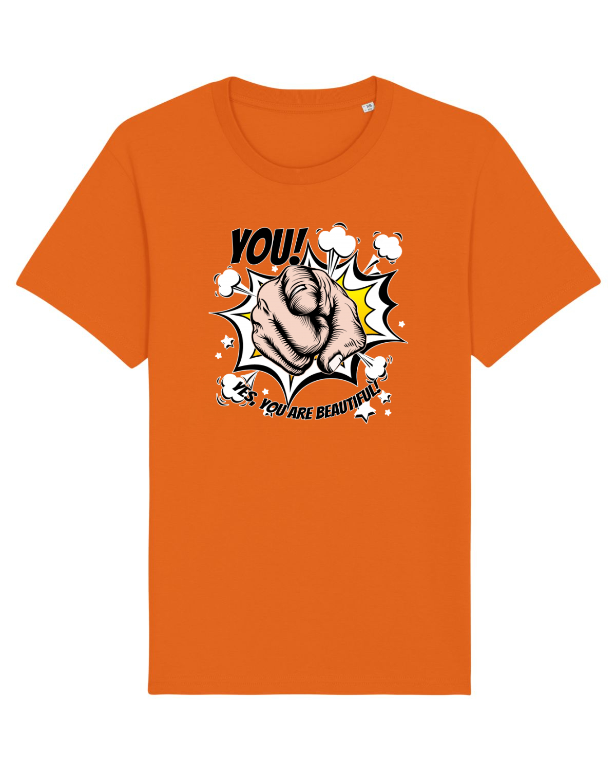 Tricou mânecă scurtă Unisex Rocker Bright Orange