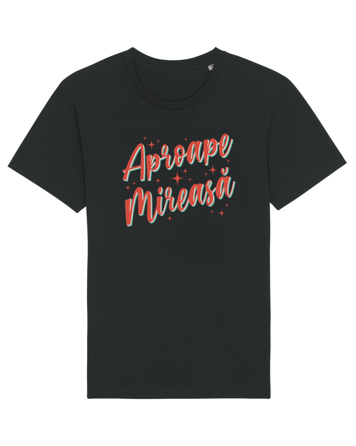 Tricou mânecă scurtă Unisex Rocker Black