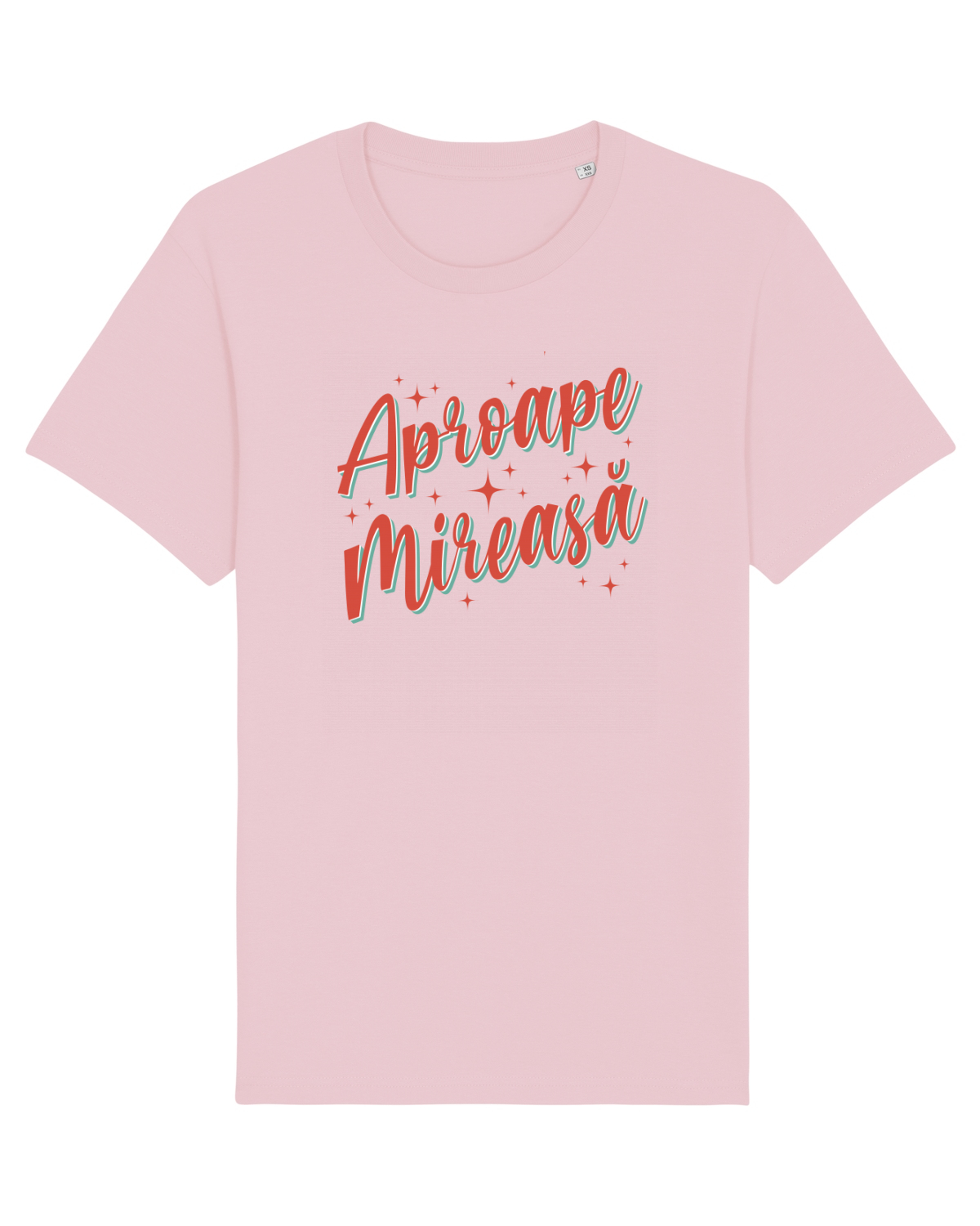 Tricou mânecă scurtă Unisex Rocker Cotton Pink