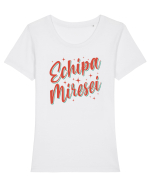 Retro party - Echipa miresei Tricou mânecă scurtă guler larg fitted Damă Expresser