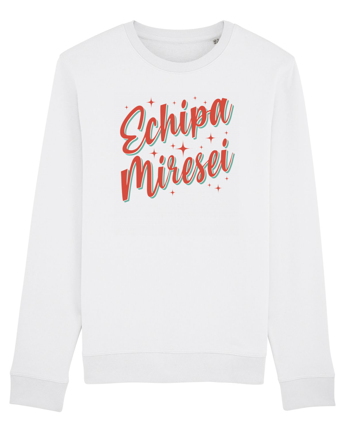 Bluză mânecă lungă Unisex Rise White