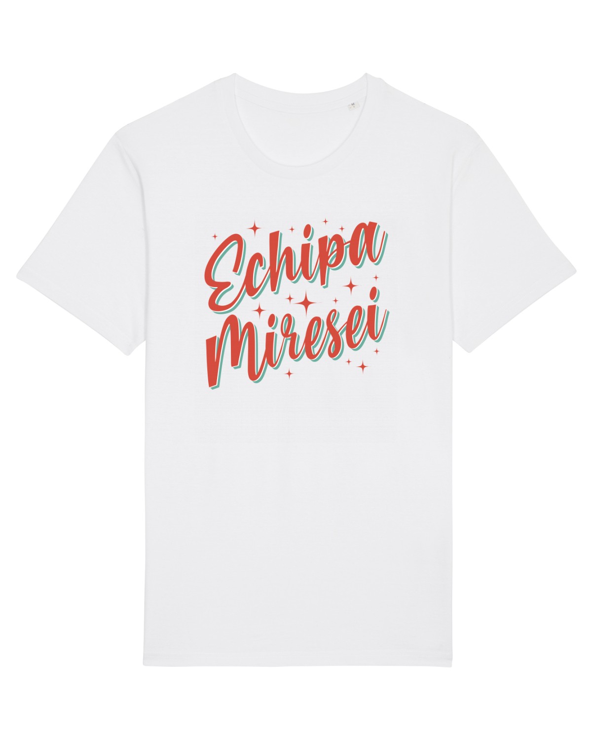Tricou mânecă scurtă Unisex Rocker White