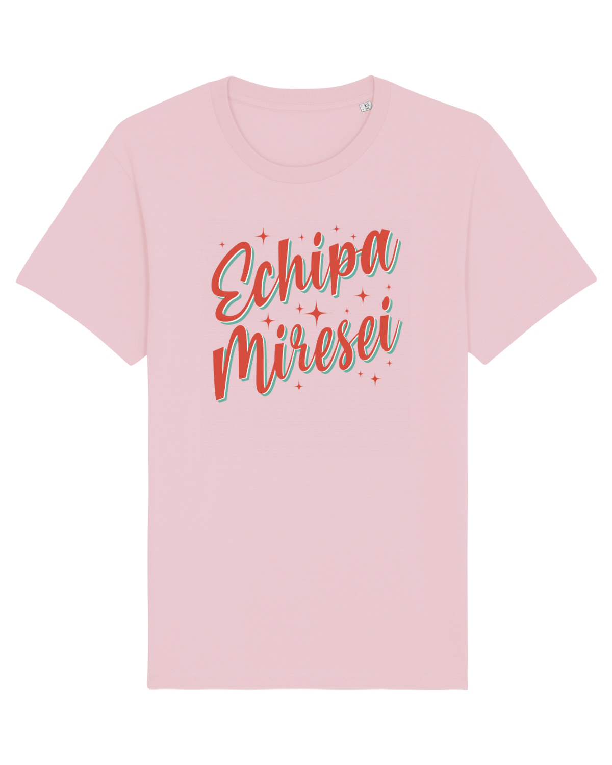 Tricou mânecă scurtă Unisex Rocker Cotton Pink
