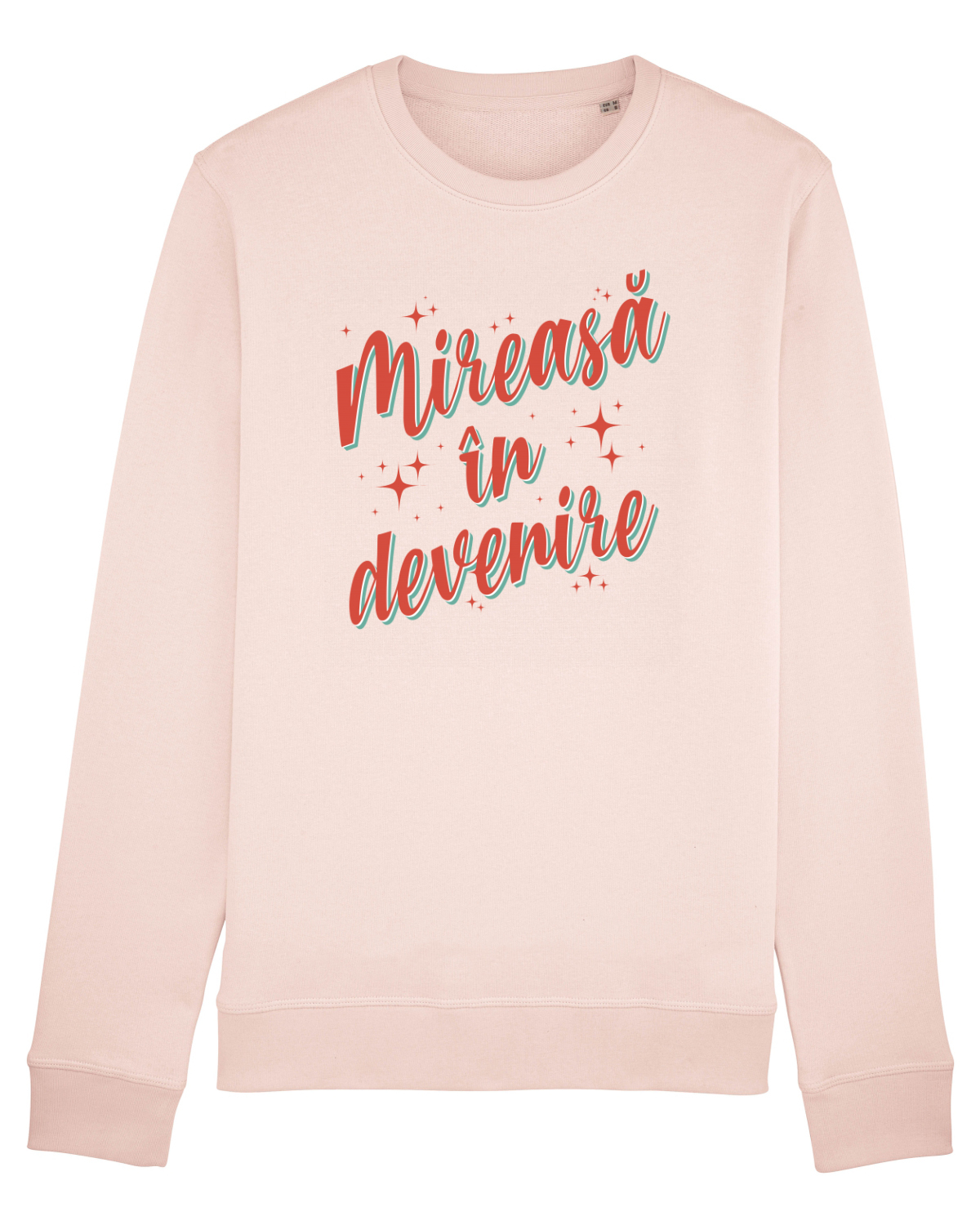 Bluză mânecă lungă Unisex Rise Candy Pink