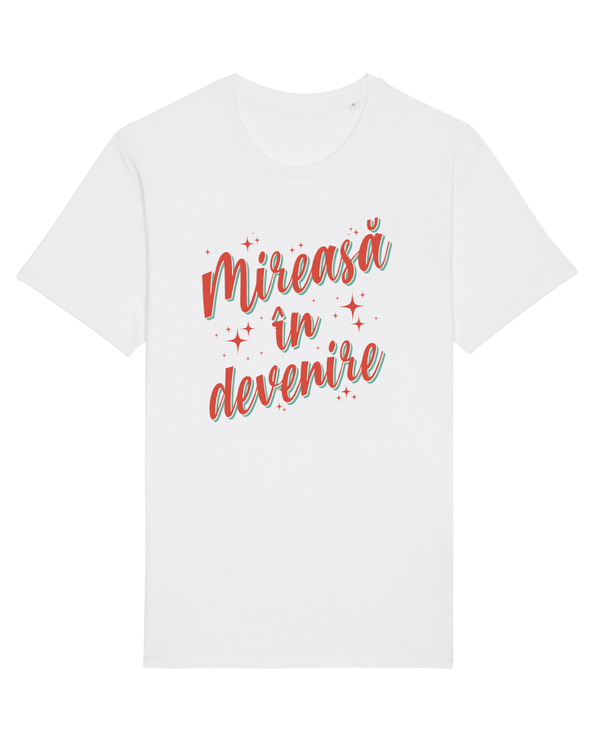 Tricou mânecă scurtă Unisex Rocker White