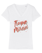 Retro party - Trupa miresei Tricou mânecă scurtă guler V Damă Evoker