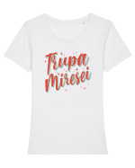 Retro party - Trupa miresei Tricou mânecă scurtă guler larg fitted Damă Expresser