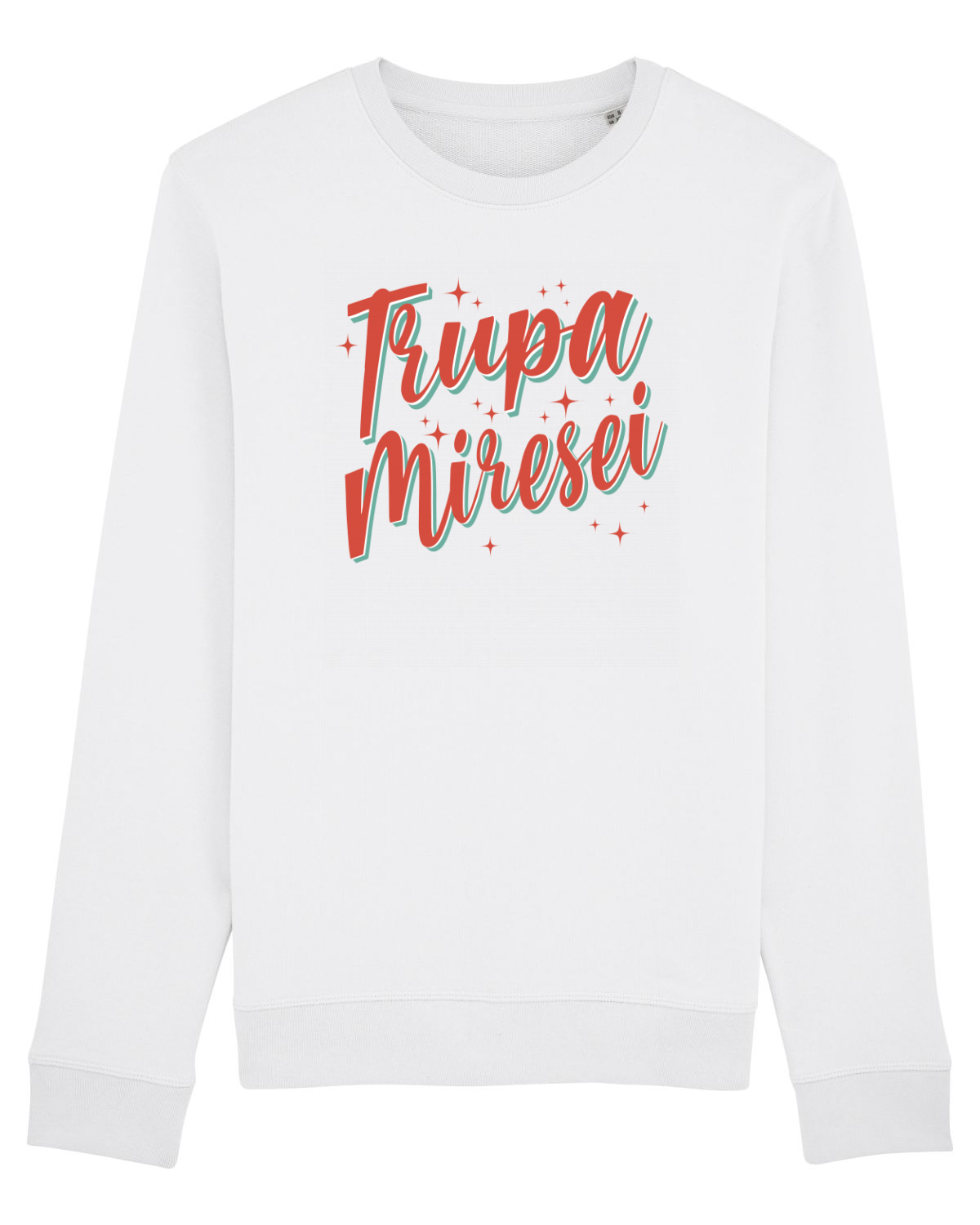 Bluză mânecă lungă Unisex Rise White