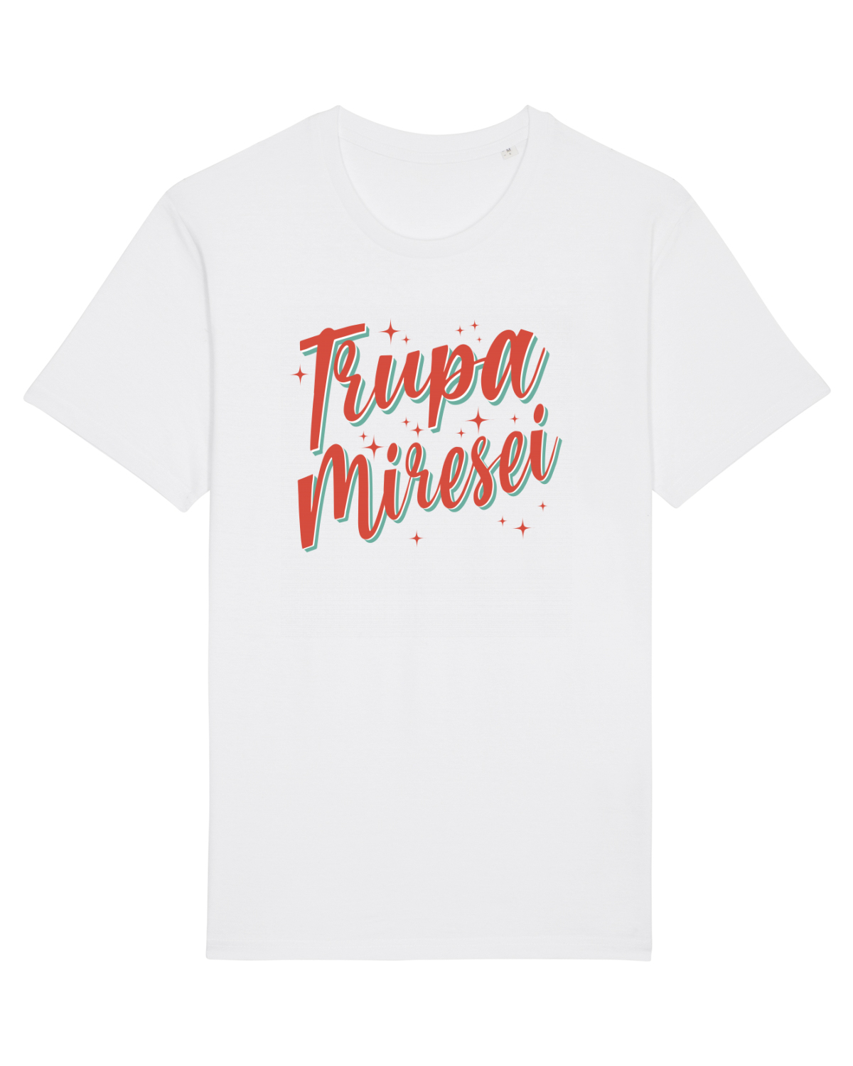 Tricou mânecă scurtă Unisex Rocker White