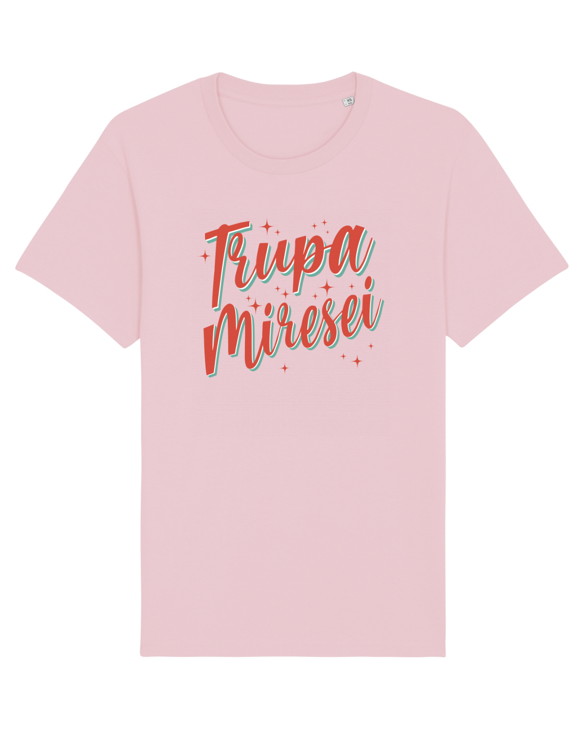 Tricou mânecă scurtă Unisex Rocker Cotton Pink
