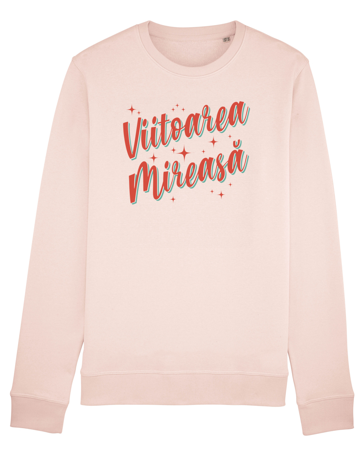 Bluză mânecă lungă Unisex Rise Candy Pink