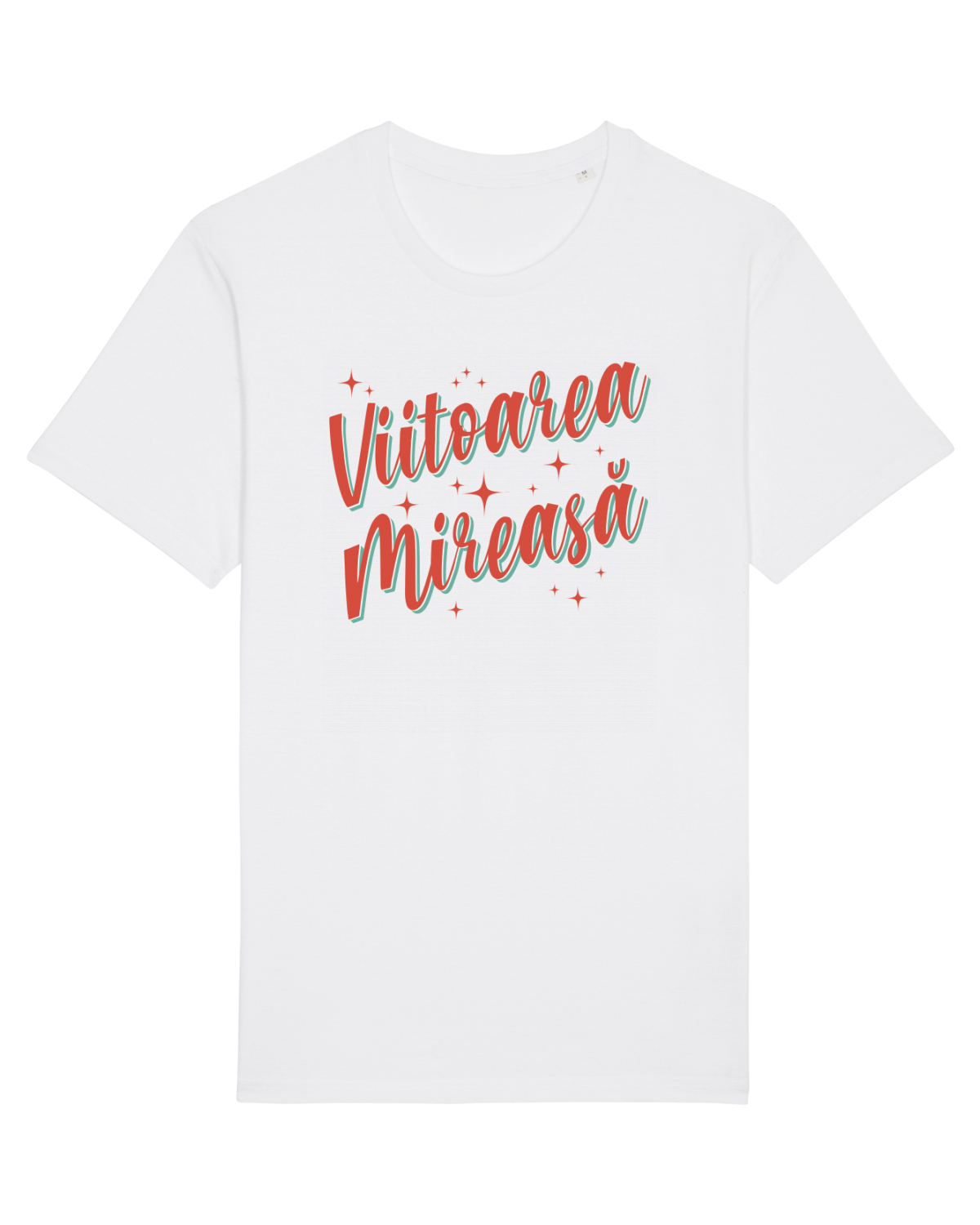 Tricou mânecă scurtă Unisex Rocker White