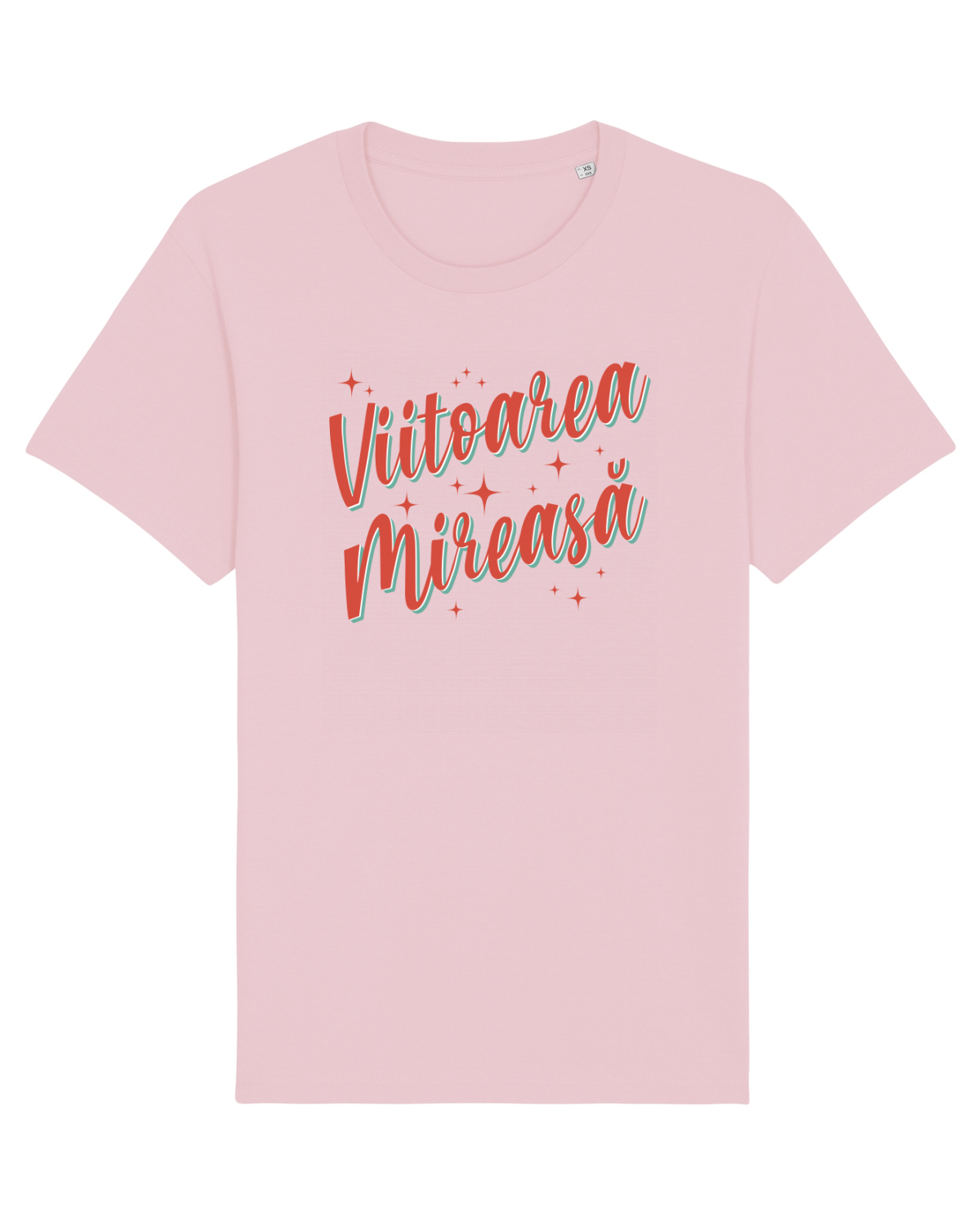 Tricou mânecă scurtă Unisex Rocker Cotton Pink
