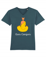 Guru Canguru Tricou mânecă scurtă guler V Bărbat Presenter