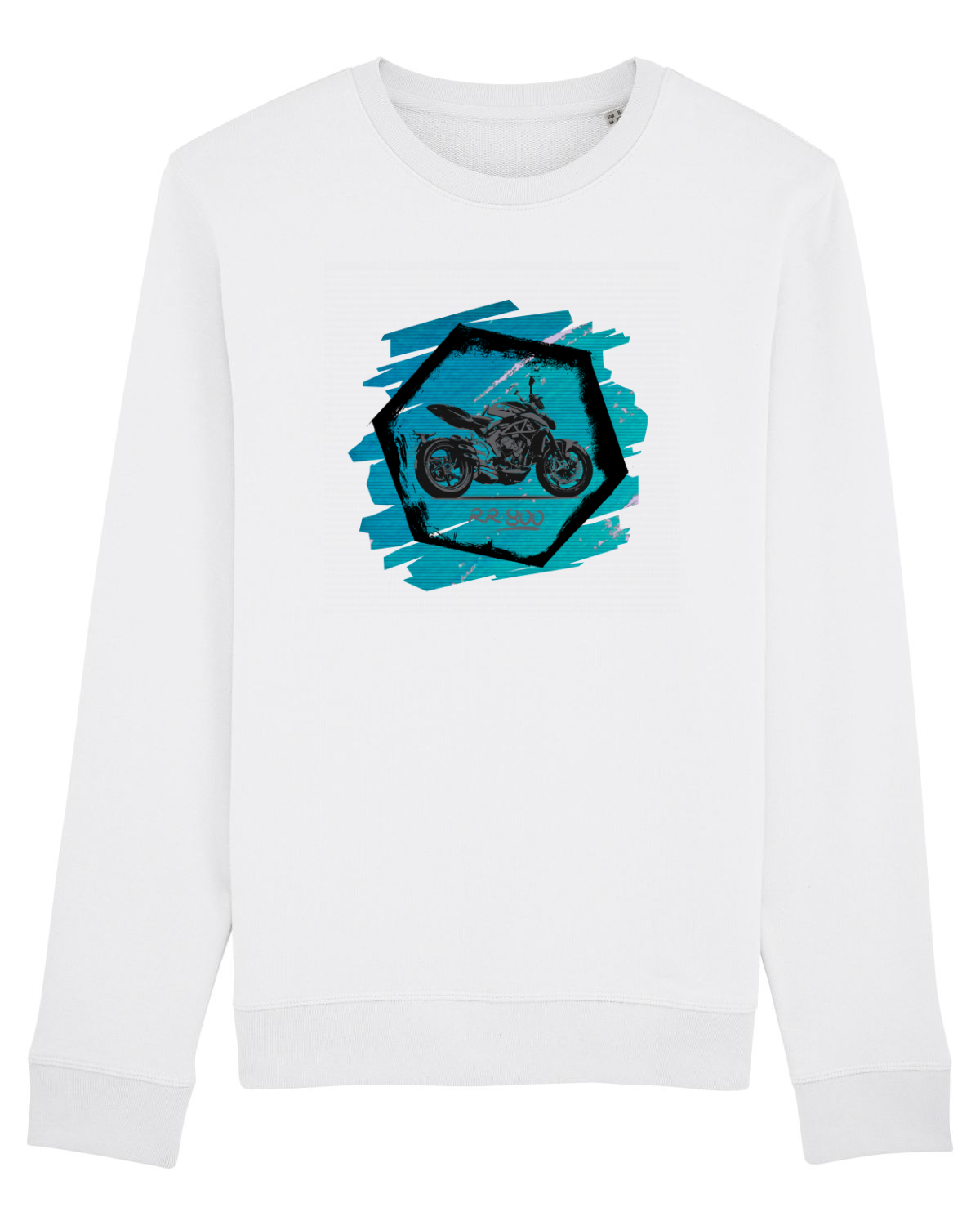 Bluză mânecă lungă Unisex Rise White