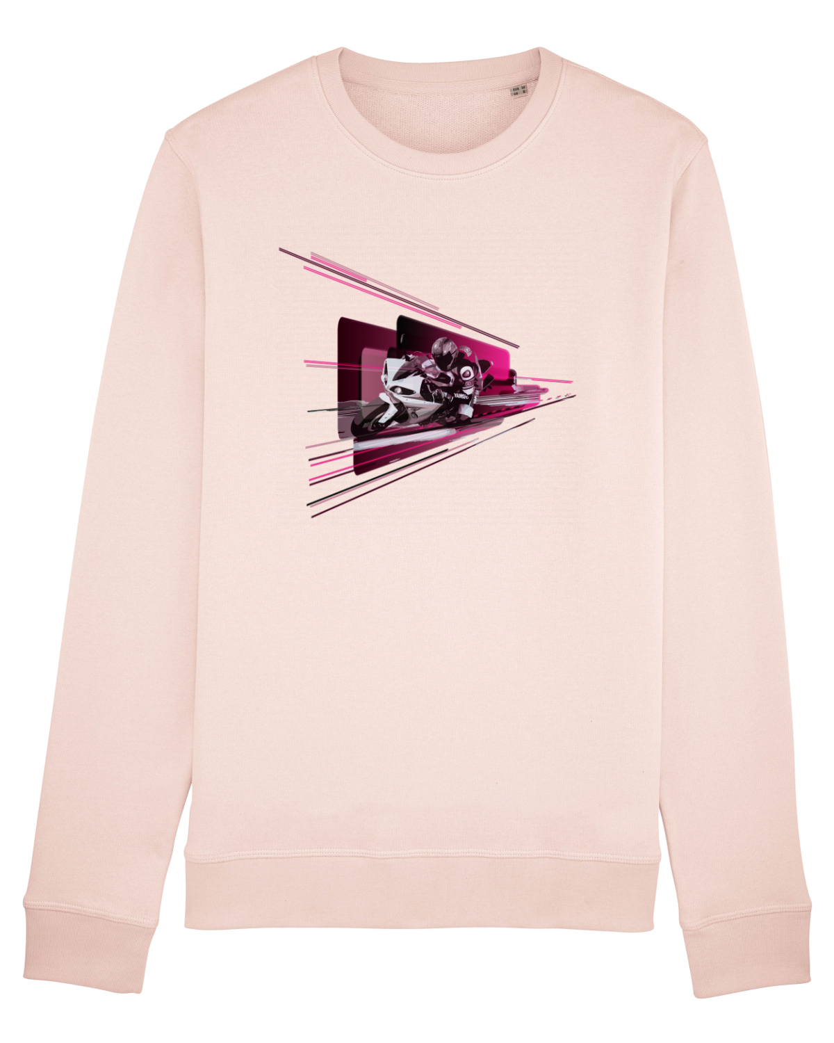Bluză mânecă lungă Unisex Rise Candy Pink