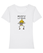 Deșteptu' lu' Pește Tricou mânecă scurtă guler larg fitted Damă Expresser