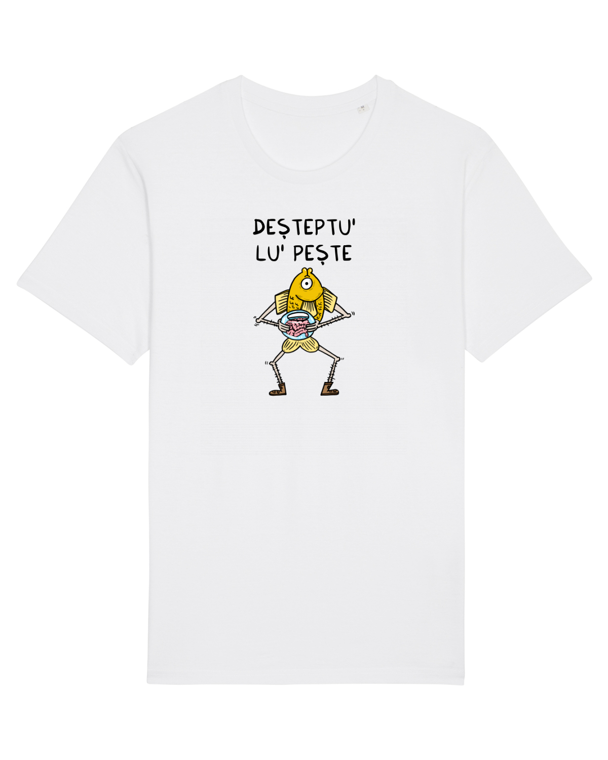 Tricou mânecă scurtă Unisex Rocker White