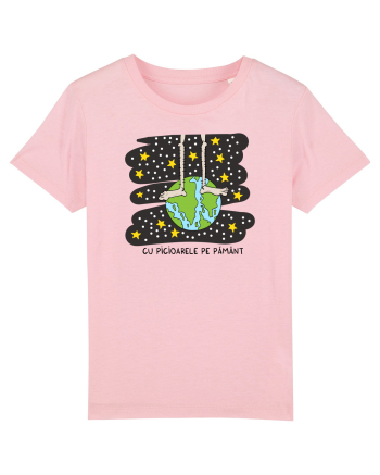 Cu picioarele pe pământ Cotton Pink