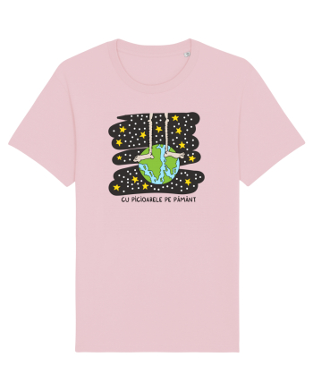 Cu picioarele pe pământ Cotton Pink