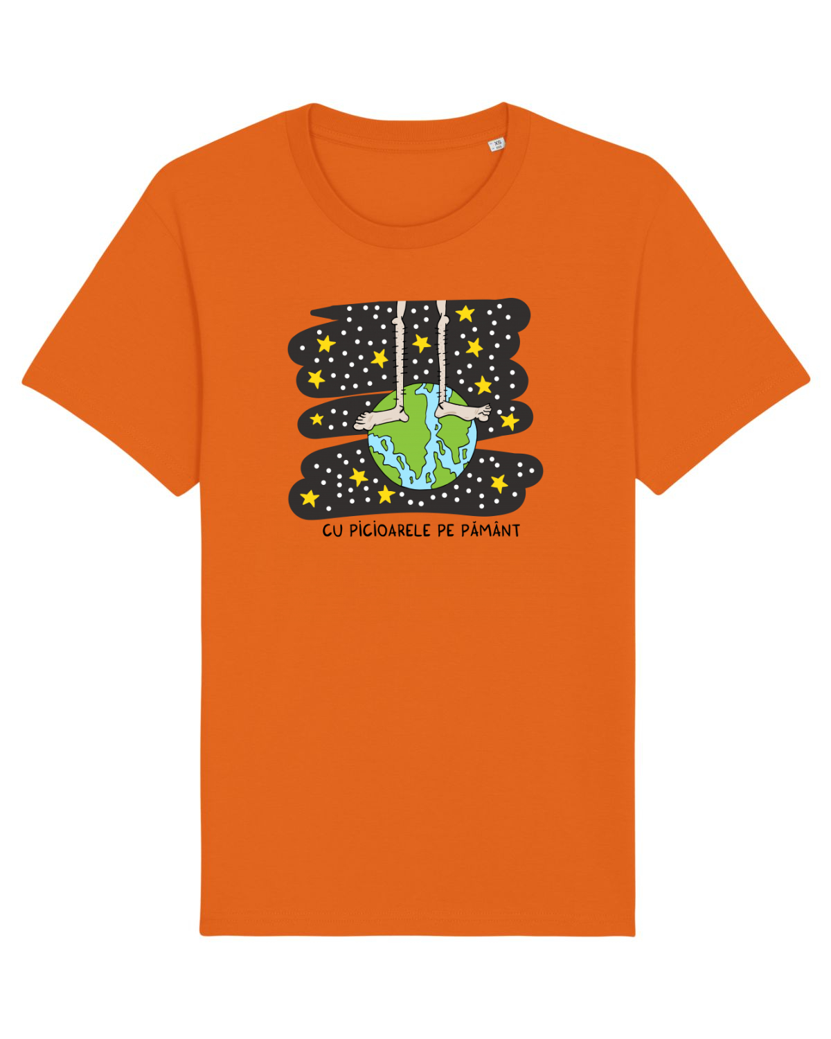 Tricou mânecă scurtă Unisex Rocker Bright Orange