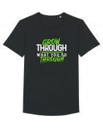 Grow Through Tricou mânecă scurtă guler larg Bărbat Skater