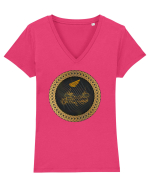 Goldwing Badge 1.2 Tricou mânecă scurtă guler V Damă Evoker