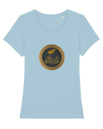 Goldwing Badge V1.3 Tricou mânecă scurtă guler larg fitted Damă Expresser