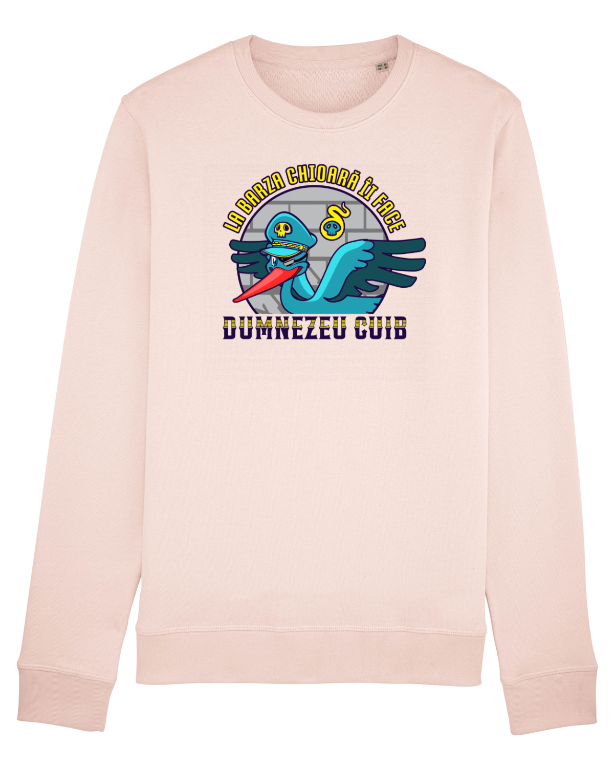 Bluză mânecă lungă Unisex Rise Candy Pink
