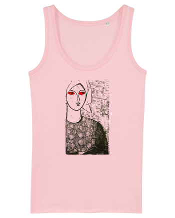 Fata de la Dunăre cu ochii roșii Cotton Pink