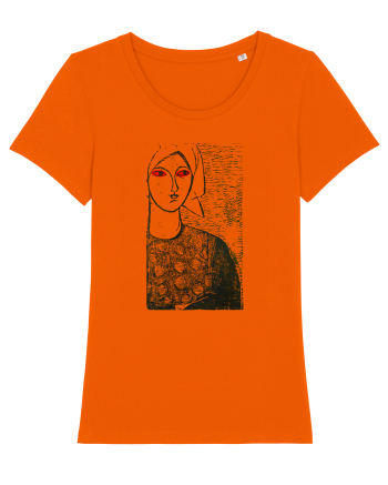 Fata de la Dunăre cu ochii roșii Bright Orange