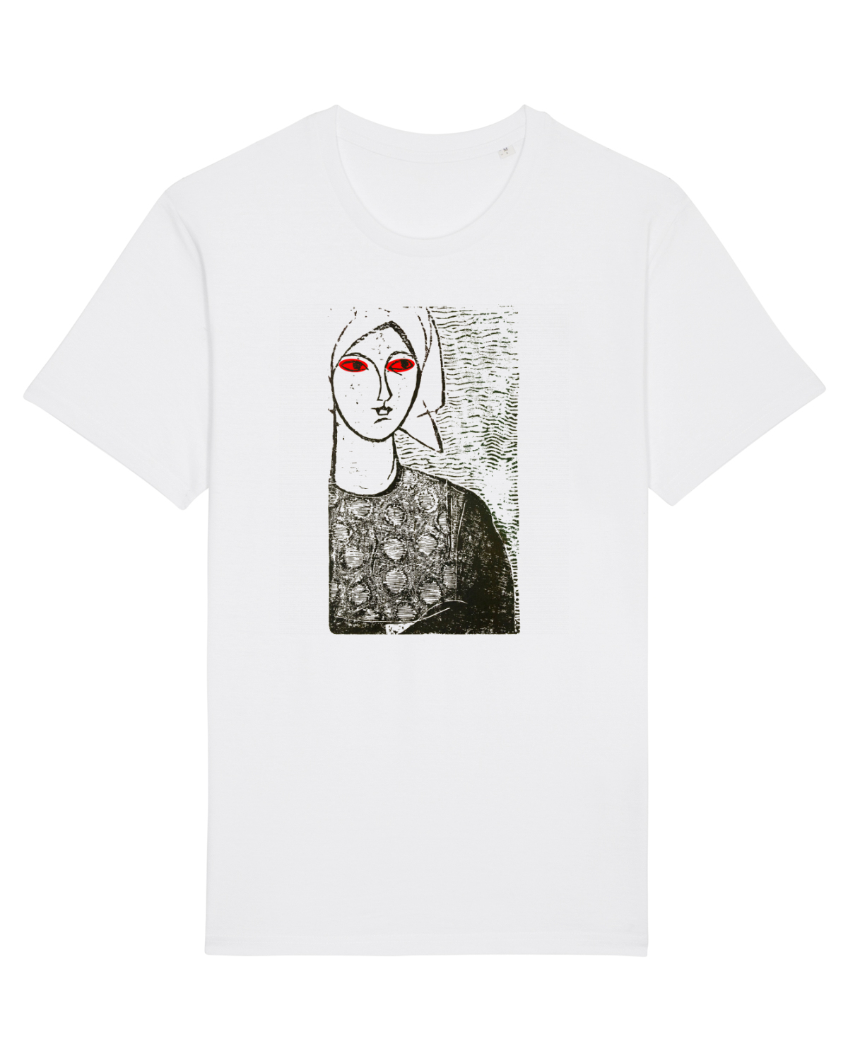 Tricou mânecă scurtă Unisex Rocker White