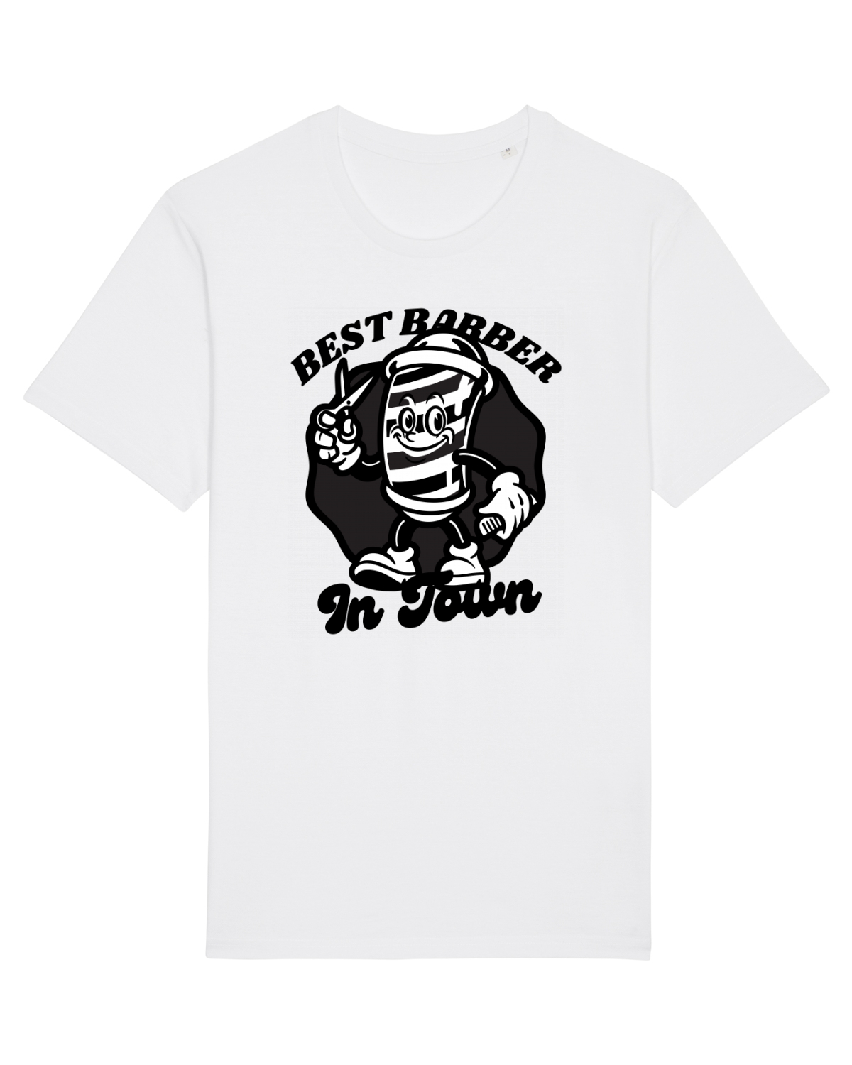 Tricou mânecă scurtă Unisex Rocker White