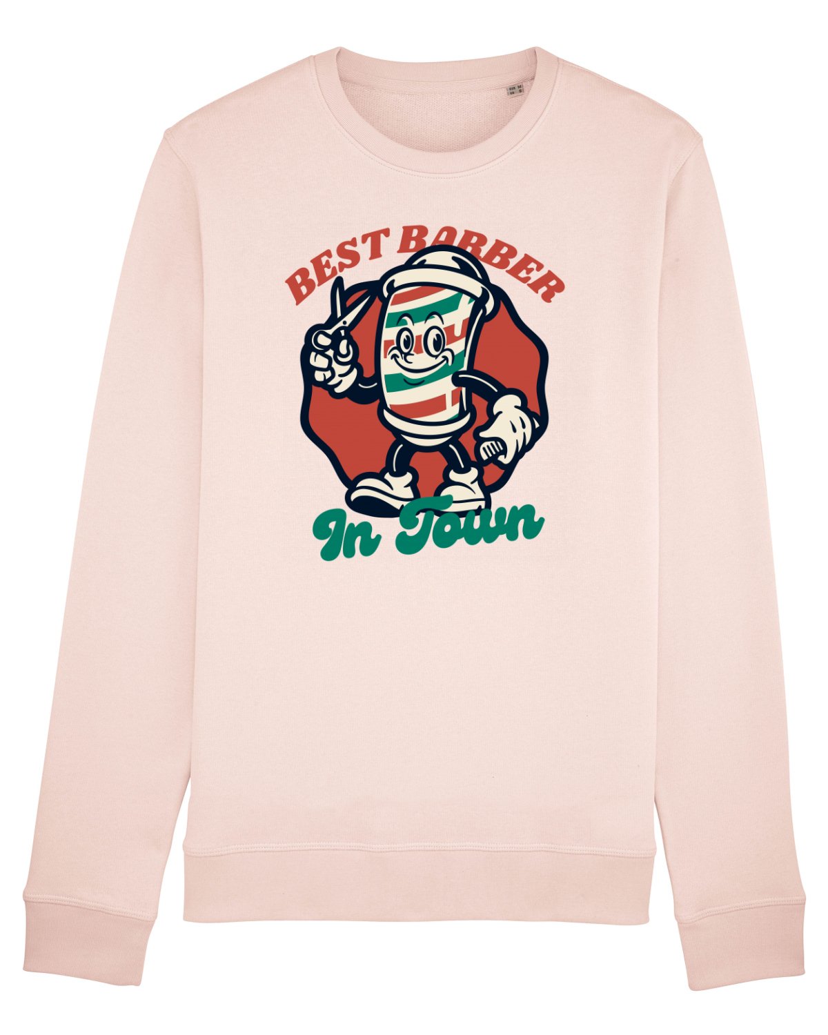 Bluză mânecă lungă Unisex Rise Candy Pink