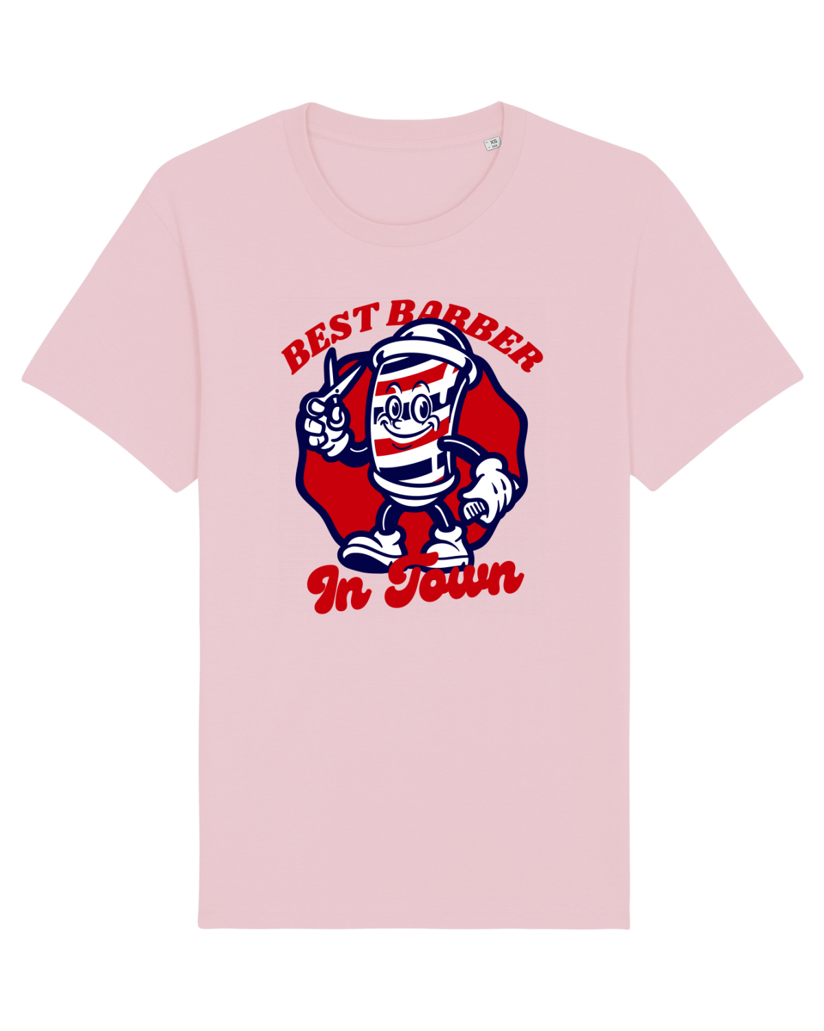 Tricou mânecă scurtă Unisex Rocker Cotton Pink