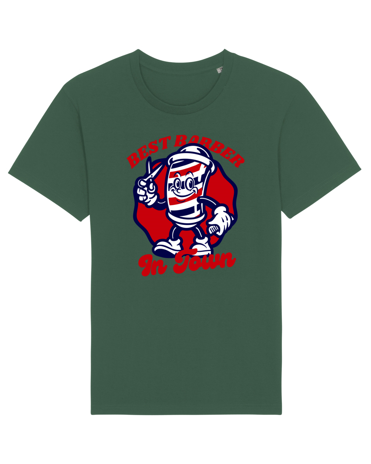 Tricou mânecă scurtă Unisex Rocker Bottle Green