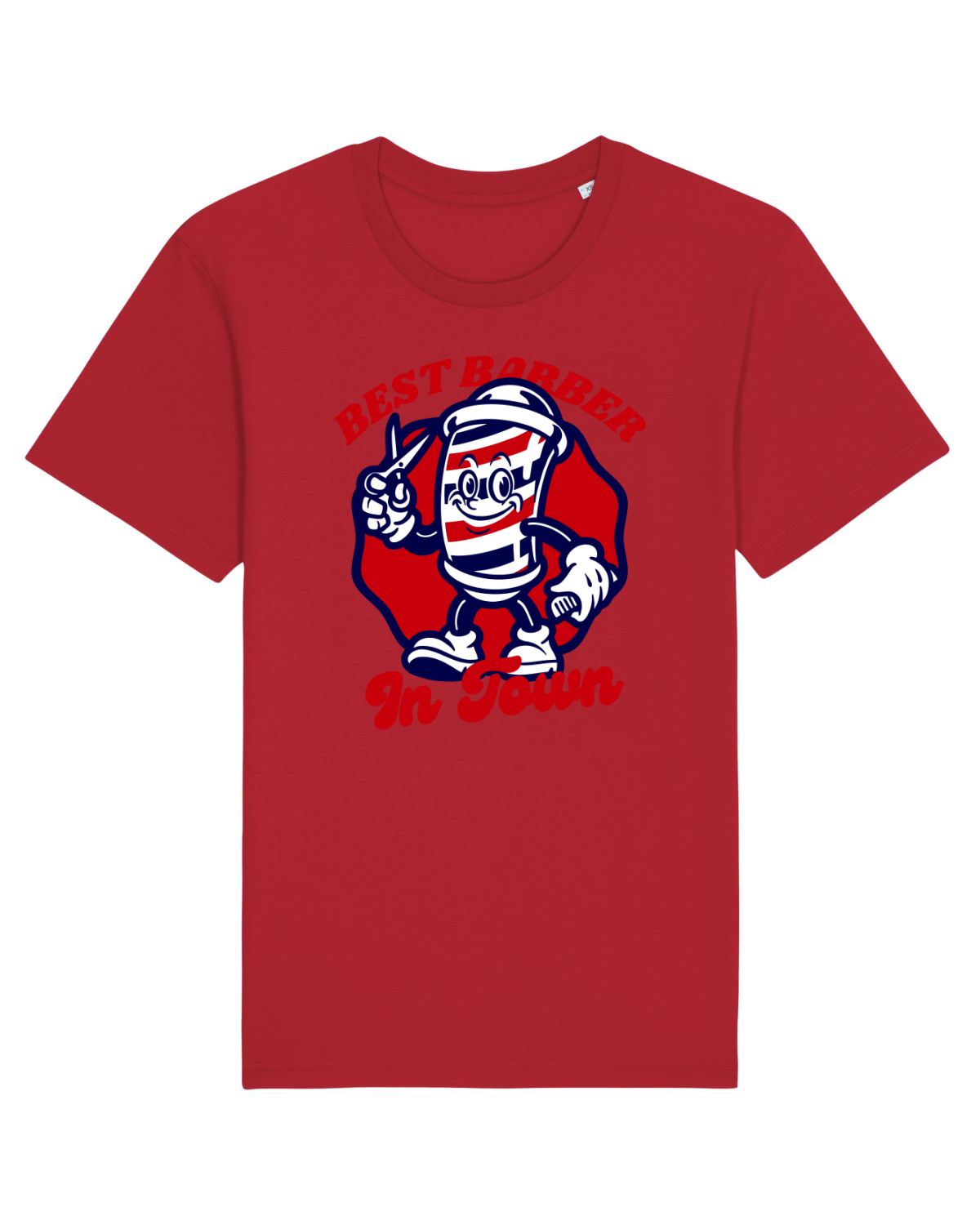 Tricou mânecă scurtă Unisex Rocker Red