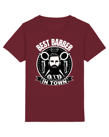 Best Barber In Town Burgundy